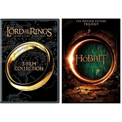 The Lord of The Rings Trilogy & The Hobbit Trilogy 9 DVD Set Widescreen