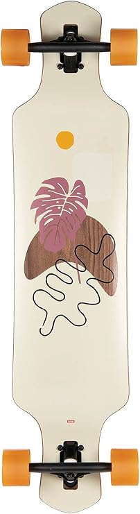 Globe Geminon 40 Rock Pre-Built Longboard Complete - Walnut/Monstera