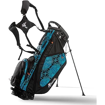 Frogger Function Hybrid Golf Bag for Men and Women with Stand - Ultra Lightweight Golf Bag with 7 Spacious Pockets, 2 Integrated Latch-it Receivers and Ergonomic Dual Shoulder Straps