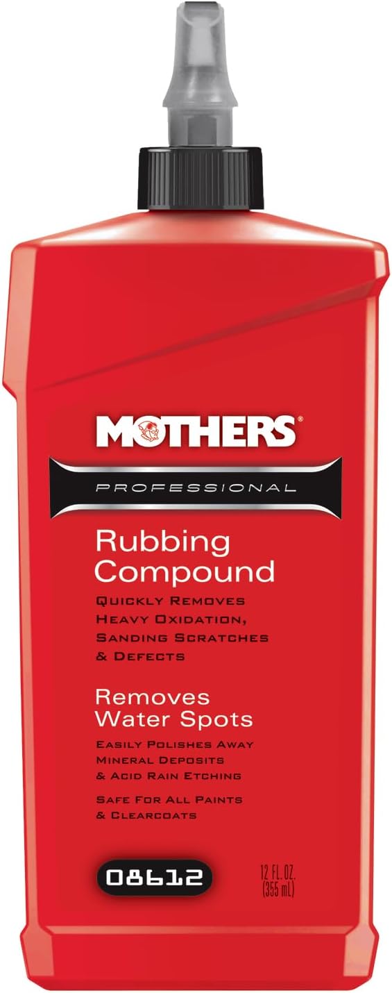 Mothers 08612 Professional Rubbing Compound - 12 oz.