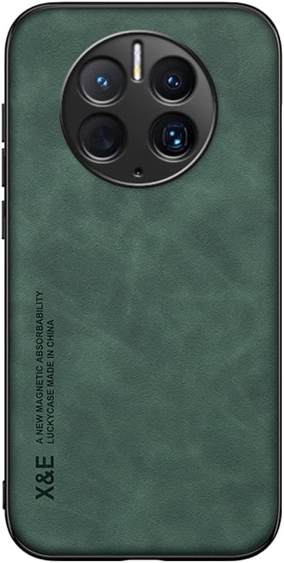 Kepuch Silklike Case for Huawei Mate 50 Pro - Cover Bumper Built-in Metal Plate for Huawei Mate 50 Pro - Green