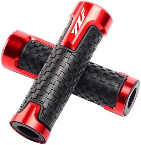Universal 7/8" Motorcycle Handlebar Grips for Yamaha YZF R1 R3 R6 R6S R25 R125 600R