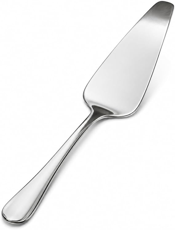 Paslanmaz Çelik Spatula, Servis Spatulası 25 cm, Pasta, Kek, Börek, Mutfak Seti, Premium Kalite Metal, Tek Parça Yapı