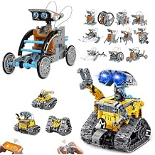 Bundle - 2 Items: Sillbird Solar Robot Toys & Robot Building Kit with Remote Control for Boys Ages 8-14, Christmas STEM Robotics Technic Toy, Birthday Creative Gifts for Kids