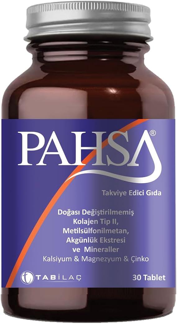 Pahsa Tip II Kollajen Beslenme Desteği 30 Tablet
