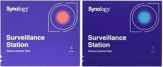 Synology IP Camera License Pack for 4 (CLP4) & IP Camera License Pack for 1 (CLP1)
