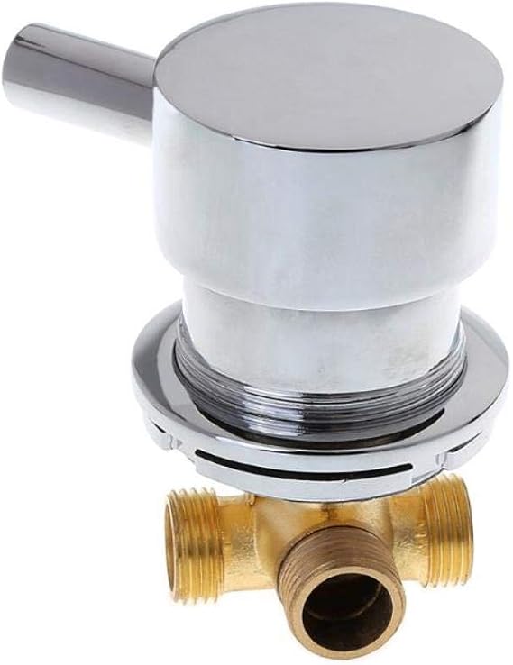 Shower Cubicle Mixer Hot Cold Water Mixing Valve Mixer 2-in-1