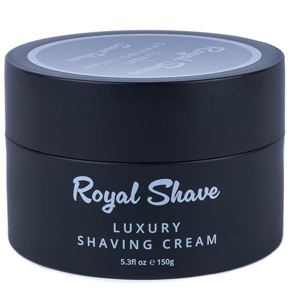 Royal Shave Bergamot Shaving Cream for Men, Luxury Ultra Rich Lather