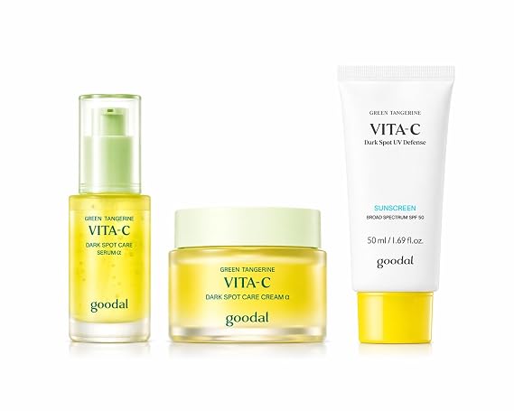 [Bundle] GOODAL Green Tangerine Vitamin C Serum & Cream & Sunscreen [Advanced Ver.]