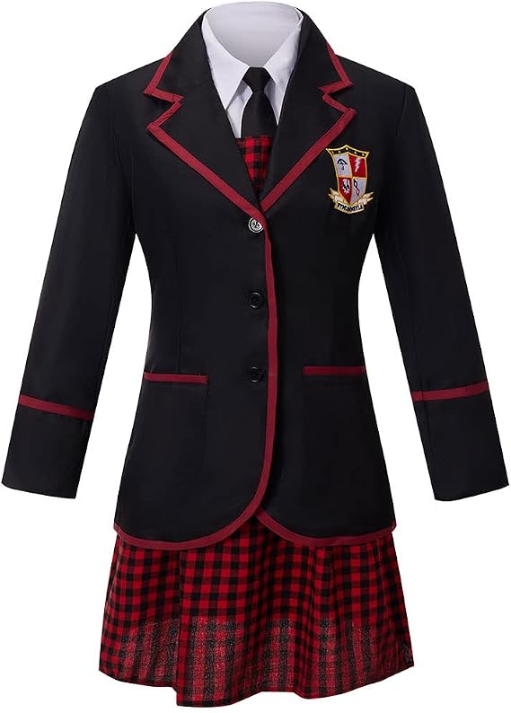 Women Cosplay Costume Number Five Cosplay Uniform School Shirt Skirt Necktie Halloween Carnival Party Suit