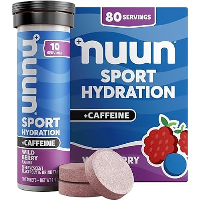 Nuun, Electrolyte Drink Tabs Energy Wild Berry, 8 Count, 1.9 Ounce
