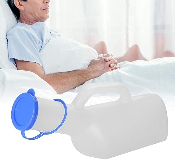 Urine Bottle Collector Outdoor Urinal Storage Male Portable with Lid Kids Adults Mobile Toilet Men Reusable Pee Container Cover long neck urinal urinals handles and