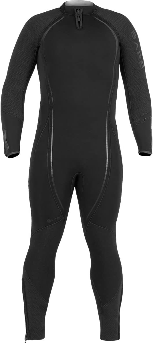 BARE 7MM Men's Reactive Wetsuit | Warmest Wetsuit Within BARE Lineup | Full Stretch Neoprene Combined with a Unique Graphene Omnired Fabric | Comfortable | Great for Scuba Diving