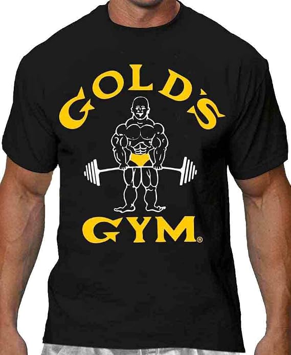 Gold's Gym Basic T-Shirt - Official Licensed - BT-2 (L, Black)