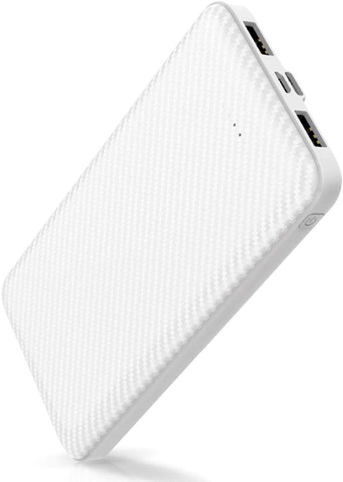 モバイルバッテリー 12000mAh 大容量 薄型 15W USB-C入出力 3A2A急速充電 2USB-A出力ポート 3台同時充電 Micro入力 PSE認証済 軽量 携帯充電器 iPhoneiPadAndroid対応 白