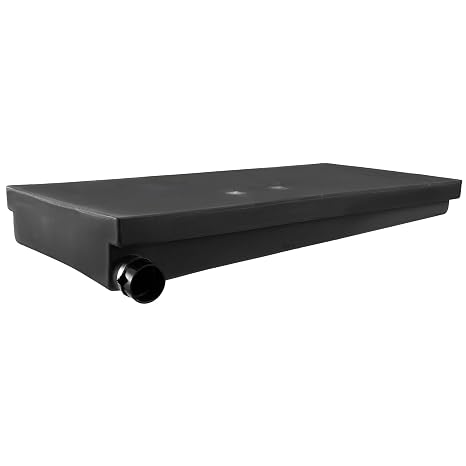 RecPro 41 Gallon RV Black Holding Tank | Left Drain | Made in USA