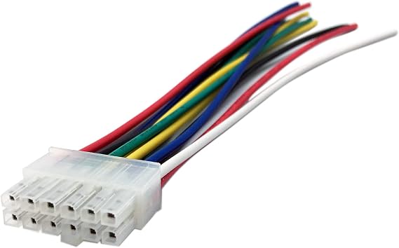 Dual 12 PIN Power Plug Wire Harness for XDM17BT, XDM290BT