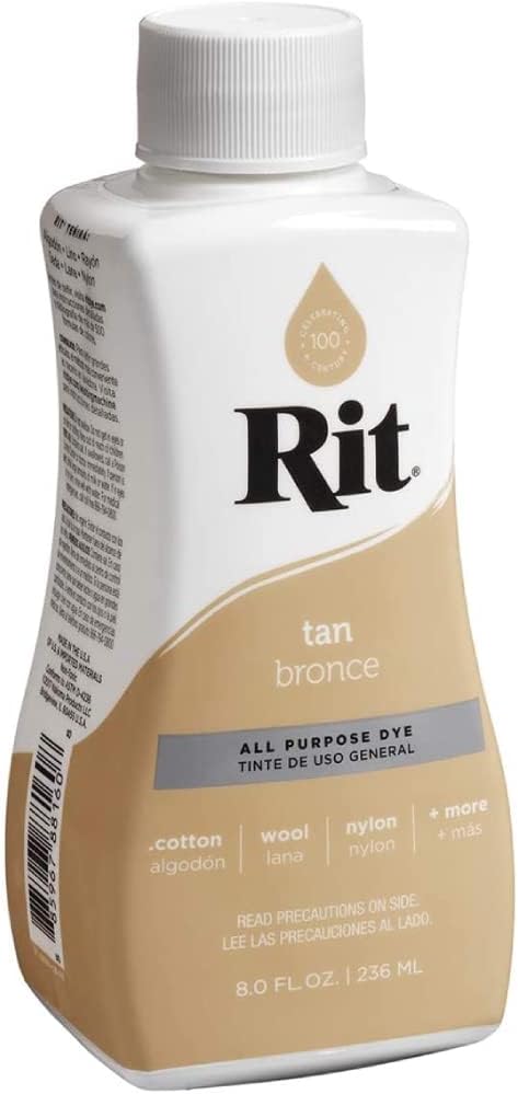 Rit Liquid Fabric Dye Tan 236ml