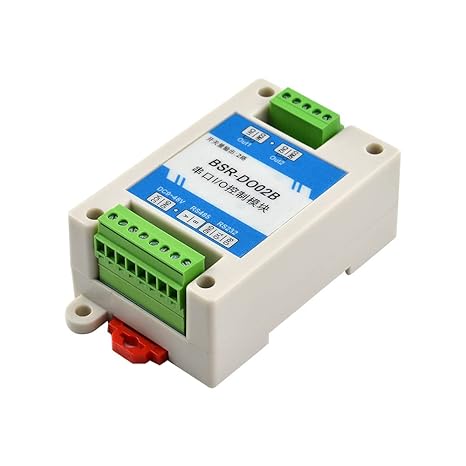 2 Channels Digital Inputs and 2 Channels Relay Outputs RS485 RS232 Modbus Rtu IO Module