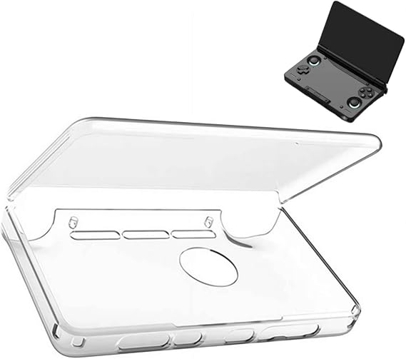 Premium Transparent TPU Protective Shell Case for Ayn Thor, Precise Cutouts Shockproof Cover, Anti-Slip Comfortable Grip Replacement Accessories