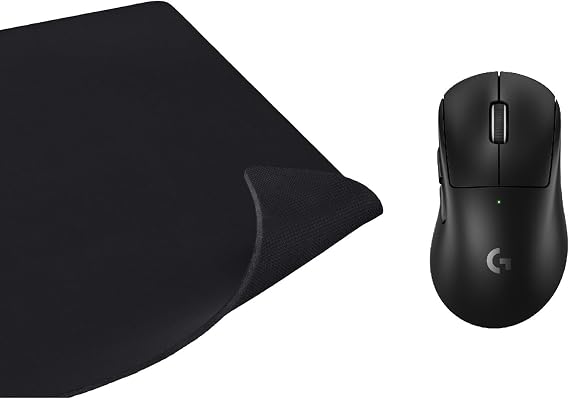 Logitech G PRO X SUPERLIGHT 2 DEX LIGHTSPEED Wireless Gaming Mouse, 60g Pro-Grade Lightweight Mouse With 5 Programmable Buttons, G840 Extra Large Gaming Mouse Pad, Optimised for Gaming Sensors - Black