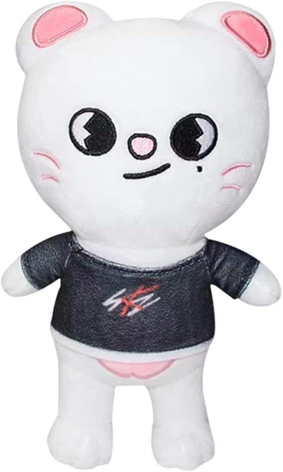 White Cat Cute Plush Doll, Stuffed Animal Doll, Stray Soft Plush Toy, Stray White Cat Decoration Figure Plush Gift for Family and Friends Birthday Party.