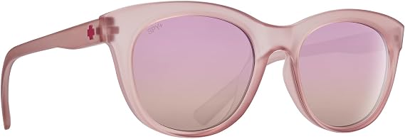 Spy Optic Boundless, Round Cat-Eye Sunglasses, Color and Contrast Enhancing Lenses