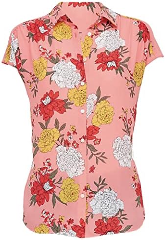 Loft Ann Taylor Outlet Womens Floral Dolman Cap Sleeve Blouse