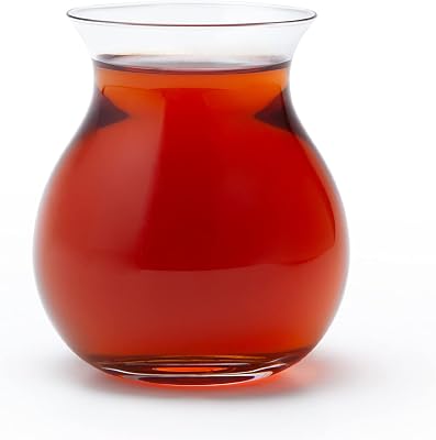 Refikadan Handmade Turkish Tea Glass, Extra Large Tea Glass, Big Size Turkish Tea Cup, Handcrafted Stemless Tea Cup, Quality, Durable, Unique Design 285 cc  9.63 fl.oz - 1 PCS