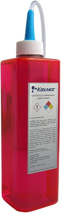 LIQ-702RD-B 702 Liquid Coolant, High-Performance, UV Red, 700ml (24 fl oz)