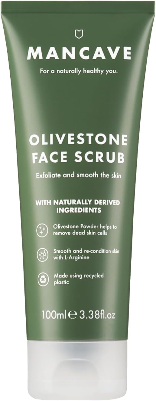ManCave Natural Olivestone Face Scrub 100ml