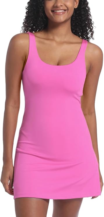 Tennis Dress for Women with Built-in Shorts & Pockets Athletic Golf Dress for Exercise Sports