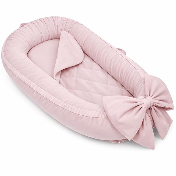 EAQ Baby Lounger, Infant Lounger for Newborn,Portable Baby Nest Cover Breathable & Soft, Newborn Essentials