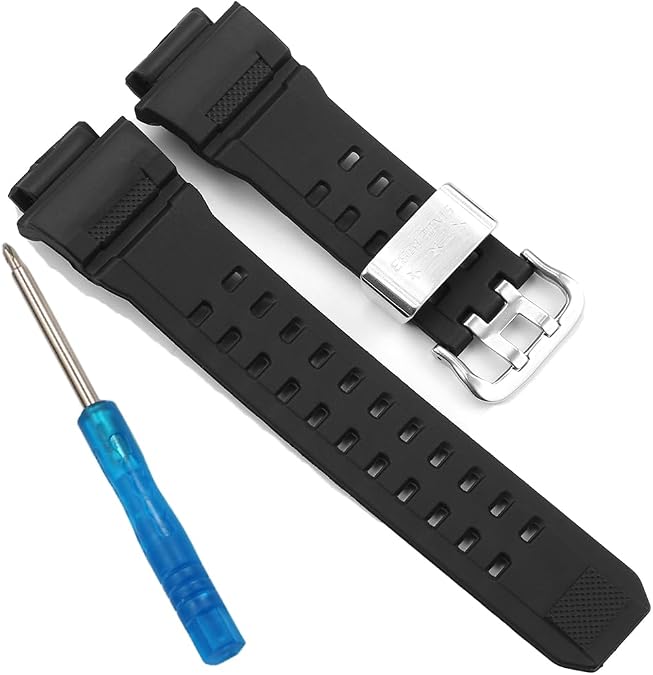 Watchband Compatible with Casio 10455201 Replacement Resin Band Rangeman GW-9400 GW9400 Watch Strap