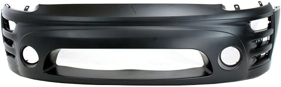Front Side Primed Plastic Bumper Cover with Fog Light Holes for Mitsubishi for Eclipse 2002-2005 9589991