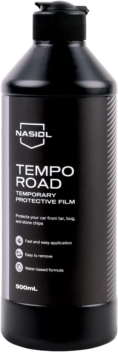 Nasiol TempoRoad Temporary Vehicle and Paint Protective Film-500 mL-Paint Protection Film, Stain Protection, Detailing, Off-Road Vehicle Surface Protector, Water Based Stain Resistant Film