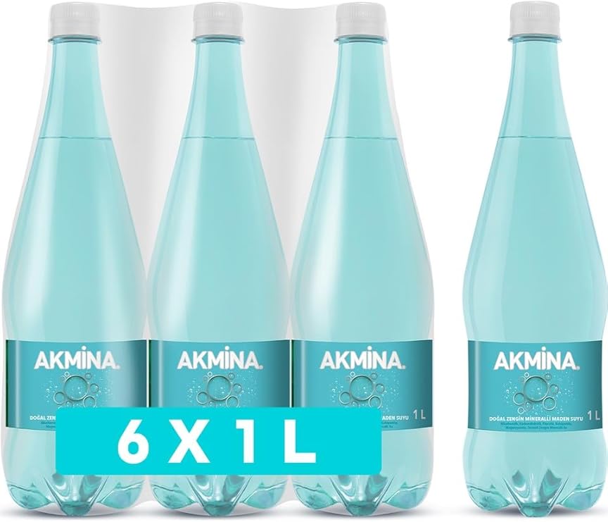 Akmina Natural Rich Mineral Mineral Water 6x1 L
