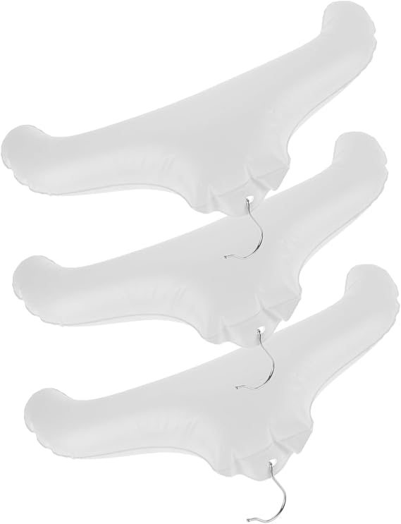 Inflatable Clothes Hangers, 3 Pack PVC Iron Travel Drying Organizer