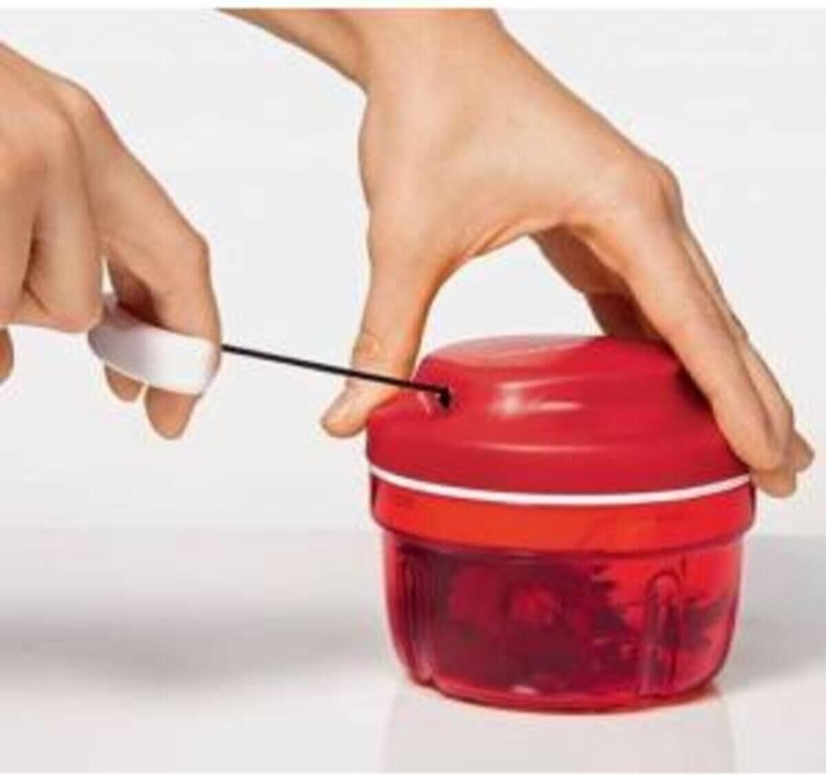 Tupperware 3 Bıçaklı Ipli El Rondosu Ip Çekmeli Soğan Doğrama Doğrayıcı