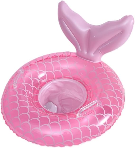 Baby Swimming Float Swim Ring Cute Floaties with Seat and Handle Pool Floats Toys
