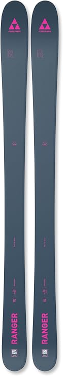 Fischer Ranger Men's All-Mountain Skis | Freeride, Poplar Woodcore, Fiber Tech, Freeski Rocker, Sintered Base, Intermediate