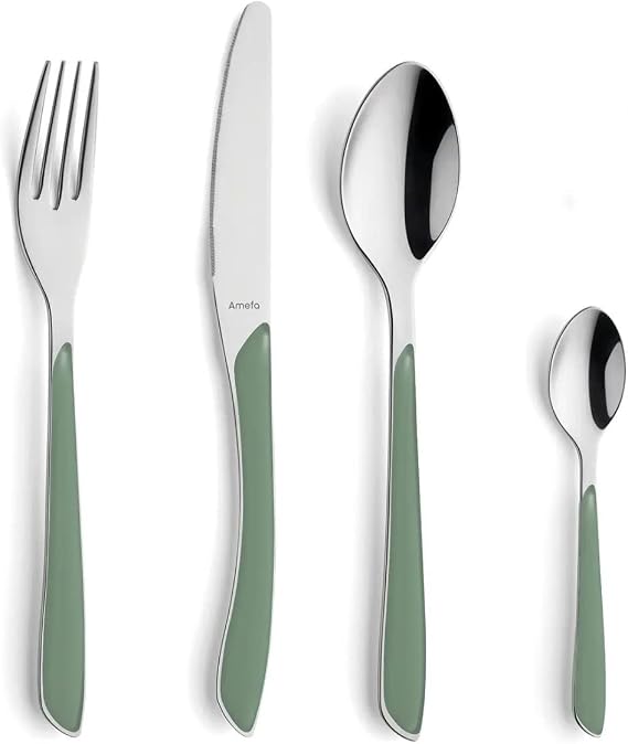 Eclat Green - 24 Piece Cutlery Set
