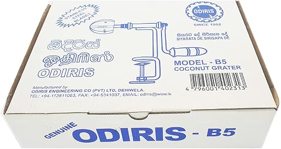 Odiris Stainless Steel Coconut Scraper (Model B5)