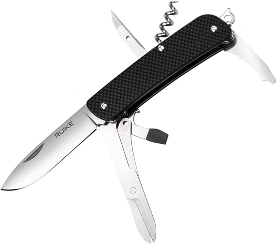 RUIKE L31 Large Multifunction Knife, Black