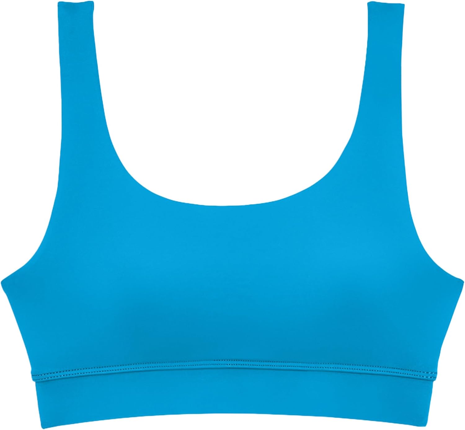 KNIX Kt Swim Double Scoop Top - Swim Bikini Top for Teens - UPF 50 Fabric, Removable Cups, Machine Washable