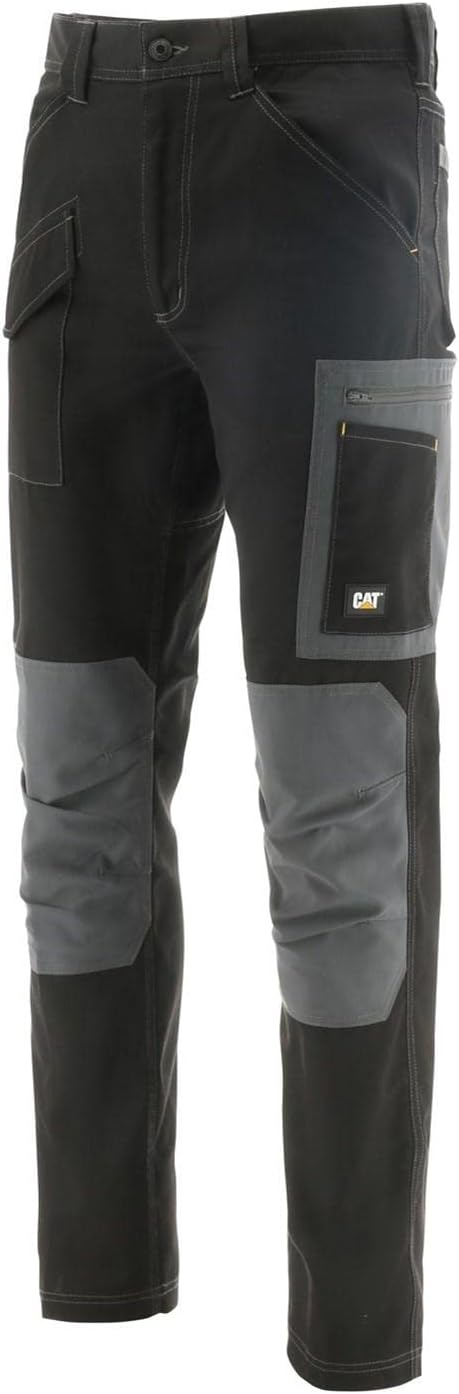 Caterpillar CAT Workwear Mens Essentials Stretch Cargo Work Trousers