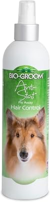 Bio-Groom Anti-Static Dog Spray - Extra Hold Texturizing Spray, Vitamin E, Non-Sticky, Dog Polish, Cat & Dog Grooming Supplies, Cruelty-Free, Made in USA, Dog Products - 12 fl oz 1-Pack