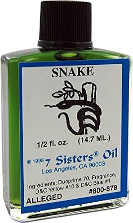 7 Sisters of New Orleans Perfumed Anointing Oil - Snake 1/2oz