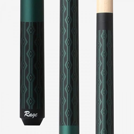 Rage RG116 Two-Piece Billiards Pool Cue Stick 19-21 oz No Wrap