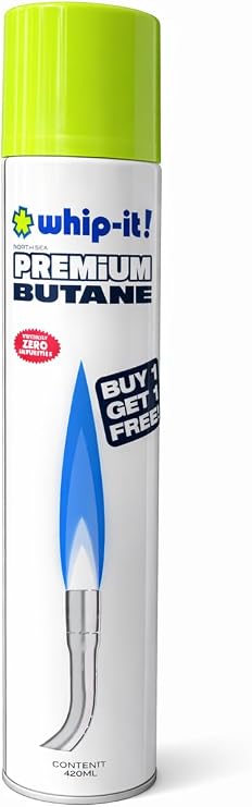Whip-It! 420ml Whip-It Premium Butane Can (Pack of 1 Can)